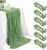6-Pack Gauze Cheesecloth Table Runner Sage Green, 10ft