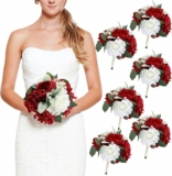 6-Pack 7 Inch Bridesmaid Bouquets