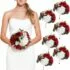 6-Pack 7 Inch Bridesmaid Bouquets