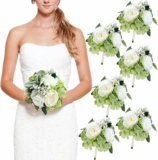 Set of 6 7 Inch Bridesmaid Bouquets