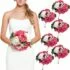 6-Pack 7 Inch Bridesmaid Bouquets