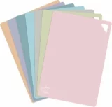 7 Pieces Plastic Flexible Cutting Boards for Kitchen, Non Slip