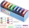 8-Pcs Self-Inking Teacher Stamps with Tray