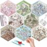 8 Sets DIY 3D House Stickers with 2 Tweezers