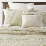 8-Pc Threshold Queen Floral Comforter Set Green