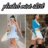 Women’s Y2k Bow Front Mini Bubble Skirt