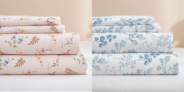 4-Pc Floral Print Bed Sheet Set! $9.24 for Twin