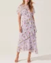 ASTR the Label Women’s Floramae Floral Ruffle-Trim Midi Dress