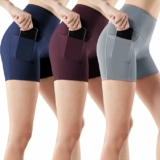 3-Pack Women’s High Waist Tummy Control Yoga Shorts