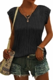 Women’s Trendy Summer Cap Sleeve Top