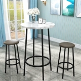 3 Piece Pub Dining Set (Table and Chair Set)