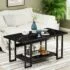 3-Piece Dining Set with Storage Shelves, Cup Holder & Wine Rack