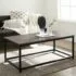 Set of 3 Faux Marble Coffee Table