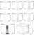 12-Pack Acrylic Box Clear Box with Lid