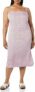 Amazon Aware Women’s Recycled Polyester Stretch Satin Georgette Strap Midi Dress