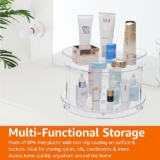 Amazon Basics 2 Tier Lazy Susan Turntable Organizer, 12″ Diameter