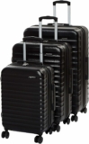 Amazon Basics 3-Piece Luggage Sets (21″, 26″, 30″) With Four Spinner Wheels and Scratch-Resistant Surface,