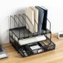 Amazon Basics Mesh Seven-Slot File Organizer