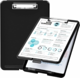 2-Pack Amazon Basics Plastic Storage Clipboard