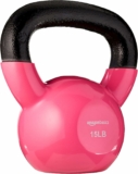 Amazon Basics Vinyl Kettlebell, 15 lbs