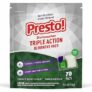 70-Count Amazon Brand – Presto! Triple Action Dishwasher Pacs, Anti-spotting, Fresh Scent