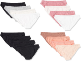 4-Pack Amazon Essentials Women’s Cotton and Lace Bikini Underwear
