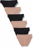 6-Pack Amazon Essentials Plus Size Women’s High Cut Underwear