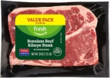 2-Pack Amazon Fresh Brand, Beef Ribeye Steak, Boneless, Value Pack, 1.25 lb