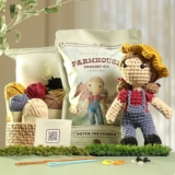 Amigurumi Crochet Kit for Beginners with Step-by-Step Video Tutorials – Dottie the Farmer