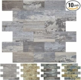 10-Pack Wall Panel Distressed Silvery Moon, 3.5″ x 11.4″ x 0.18″