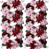 6-Pack Artificial Flower Candle Rings – 6 Inch