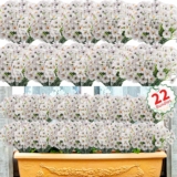 22 Bundles Faux Flowers UV Resistant