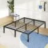 Mellow 14 inch Heavy Duty Metal Platform Bed W/Headboard, Queen