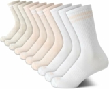 10 Pack Women’s Performance Cushioned Mid Calf Athletic Crew Socks