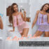 6-Pc Bridal Lingerie w/ Accessories Set