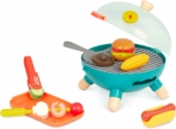 B. toys- Mini Chef – BBQ Grill Playset- Pretend Play BBQ Grill Play Set