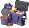 5-Pc Travel Pet Bag with Shoulder Strap & Food Containers