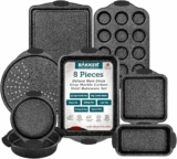 8-Piece BAKKEN Kitchen Oven Baking Pans Set