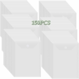 150 Pcs/Set 7×9.4inch Clear Stamp and Die Storage Pockets