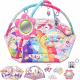 8-in-1 Tummy Time Activity Mat & Ball Pit with 6 Toys
