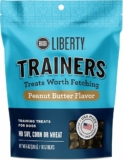 BIXBI Liberty Trainers, Peanut Butter – Small Training Treats for Dogs, 6oz