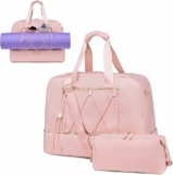 2-Pc  Travel Weekender Bag & Toiletry Bag Set