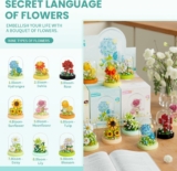 Mini Building Block Secret Flower Potted Set
