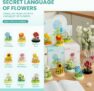 Mini Building Block Secret Flower Potted Set