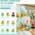 Tulips Flowers Bouquet Building Set