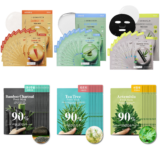 10-Pack Bring Green K-Beauty Facial Sheet Mask (Authentic as it’s sold by Olive Young)