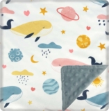 Baby Blanket for Boys Girls (Whales Printed, 30″x40″)