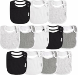 12-Pack Baby Drool Bibs