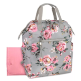 Baby Essentials Floral Frame Diaper Backpack