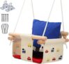 Outdoor and Indoor Canvas Baby Swing Seat with Mounting Hardware